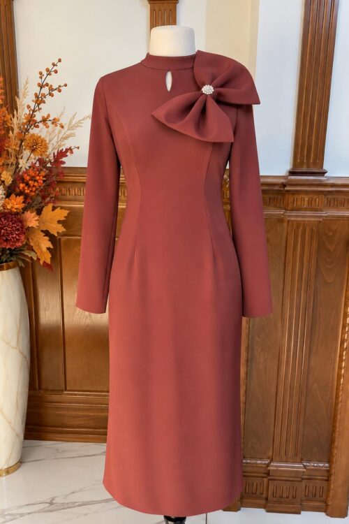 Rochie elegantă de toamnă iarnă